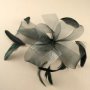 Black Net Fascinator 7625