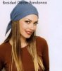Denim Braided Bandana