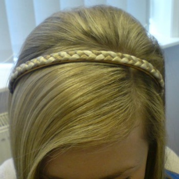 Hairware thin head Braid Band Hairpiece